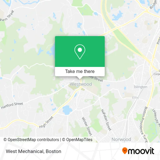 West Mechanical map