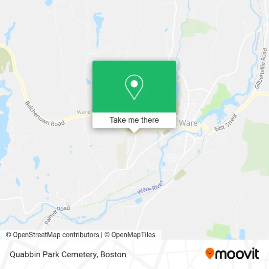 Quabbin Park Cemetery map