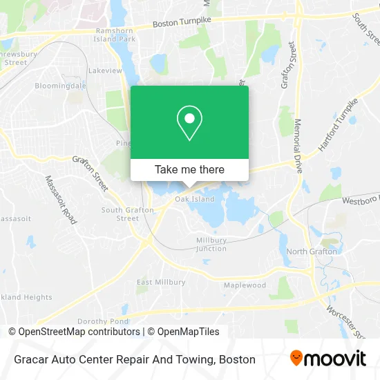 Gracar Auto Center Repair And Towing map