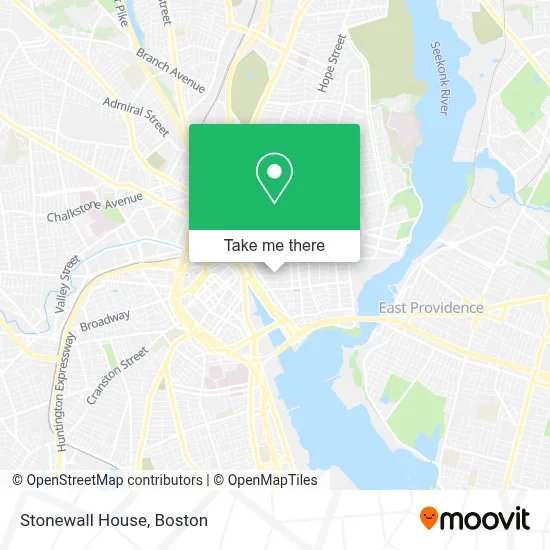 Stonewall House map