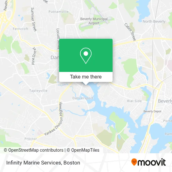 Infinity Marine Services map