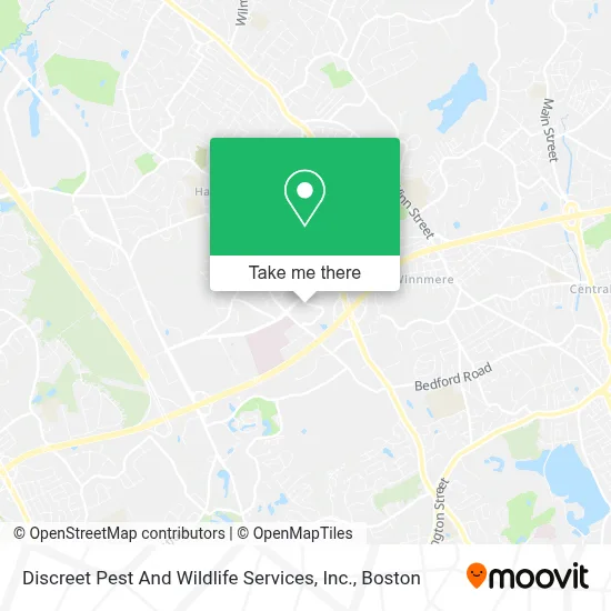 Discreet Pest And Wildlife Services, Inc. map