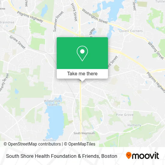 South Shore Health Foundation & Friends map