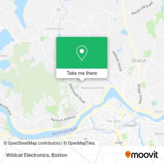 Wildcat Electronics map