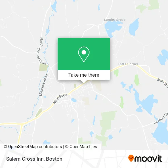 Salem Cross Inn map