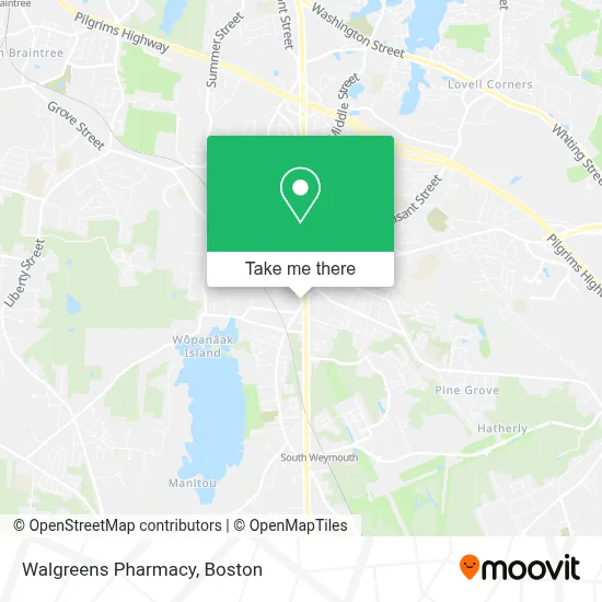 Walgreens Pharmacy map