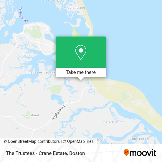 The Trustees - Crane Estate map