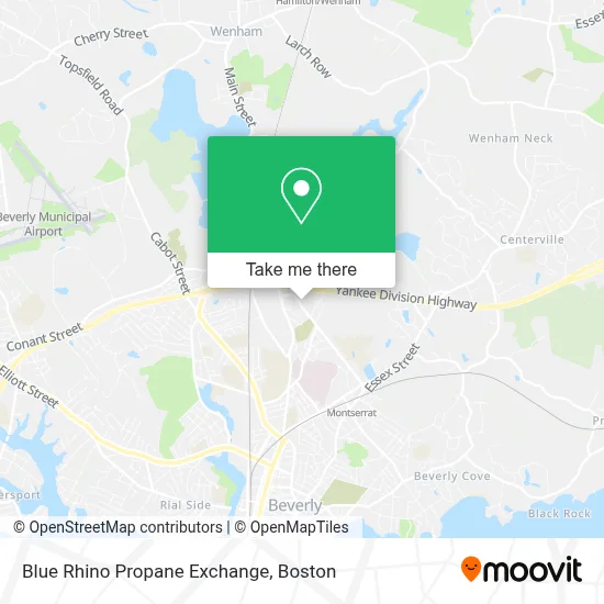 Blue Rhino Propane Exchange map