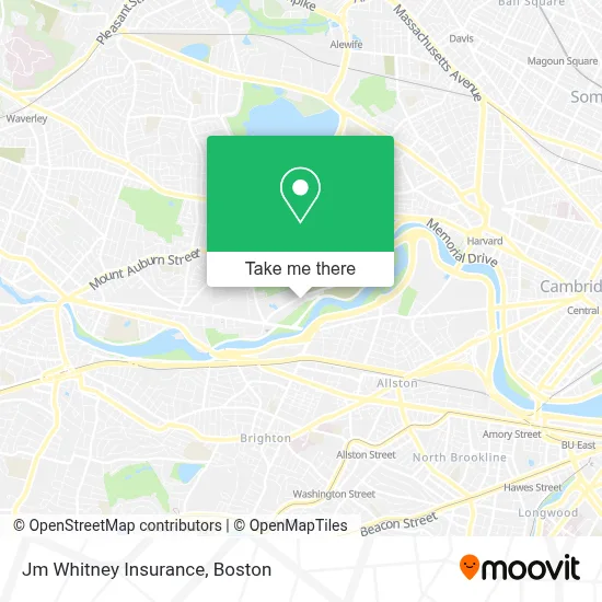 Jm Whitney Insurance map