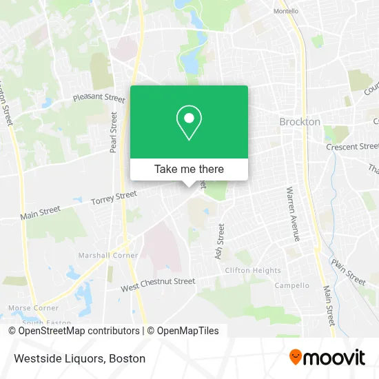 Westside Liquors map