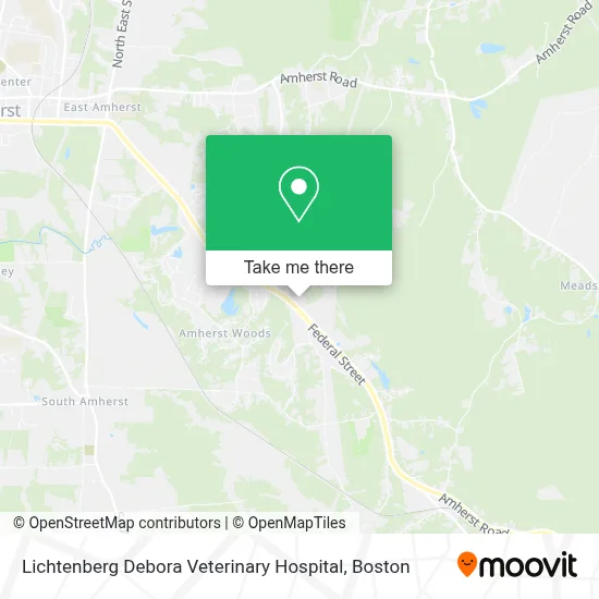 Lichtenberg Debora Veterinary Hospital map