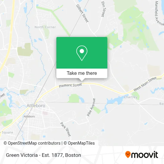 Green Victoria - Est. 1877 map