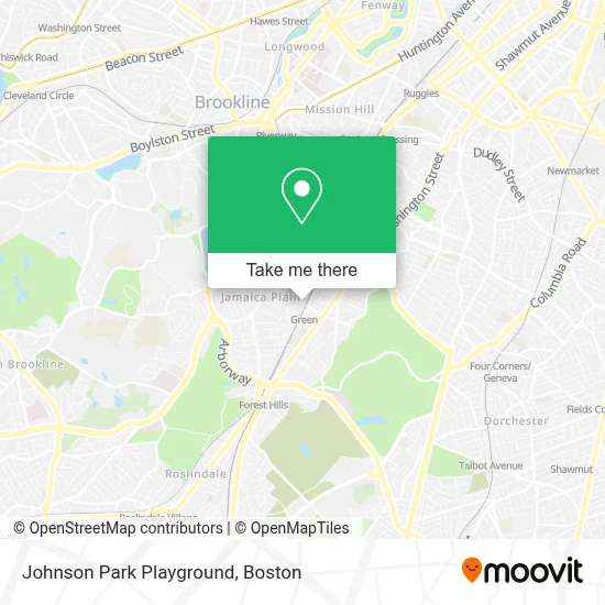Johnson Park Playground map