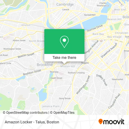 Amazon Locker - Talus map