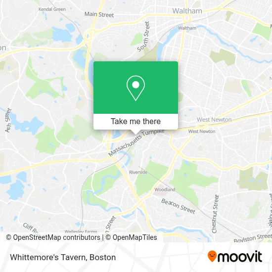 Whittemore's Tavern map