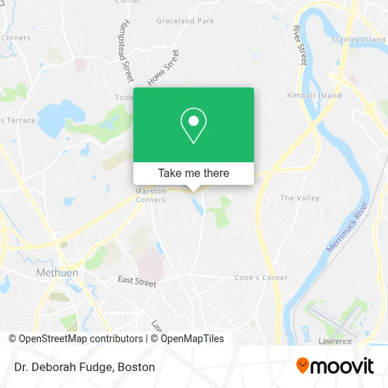 Dr. Deborah Fudge map