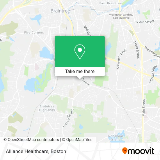 Alliance Healthcare map