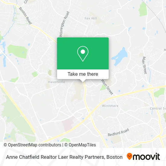 Anne Chatfield Realtor Laer Realty Partners map