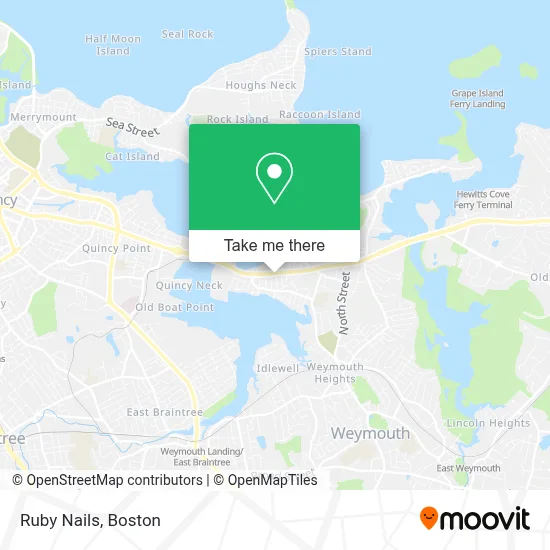 Ruby Nails map