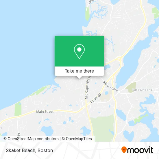 Skaket Beach map