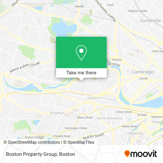Boston Property Group map