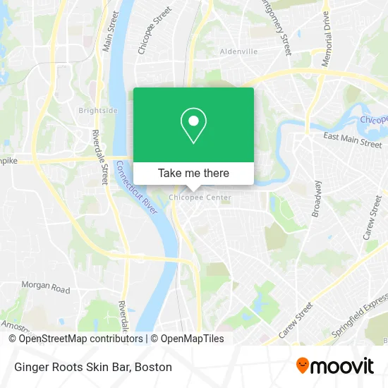 Ginger Roots Skin Bar map