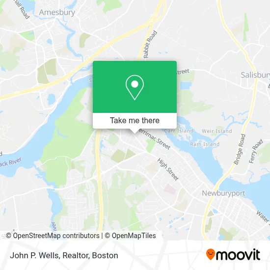 John P. Wells, Realtor map