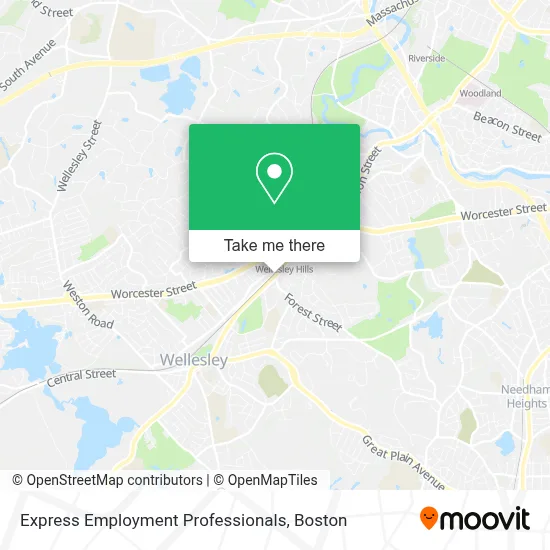 Express Employment Professionals map