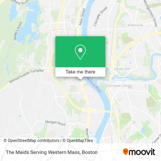 The Maids Serving Western Mass map