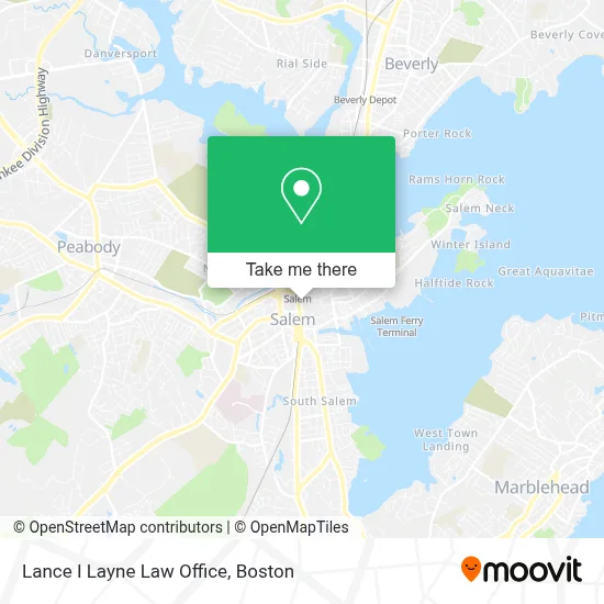 Lance I Layne Law Office map