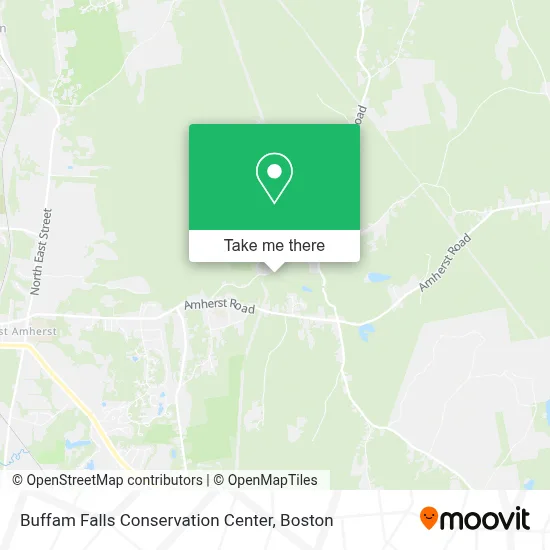 Buffam Falls Conservation Center map