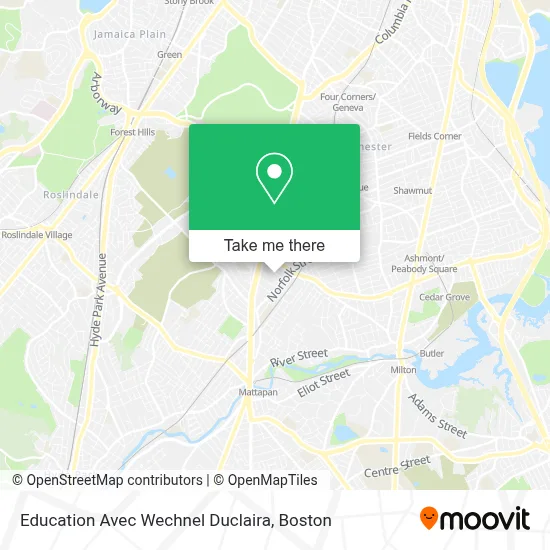 Education Avec Wechnel Duclaira map