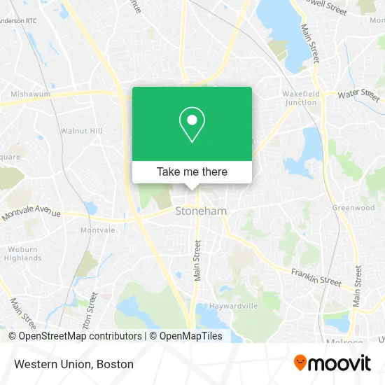 Western Union map