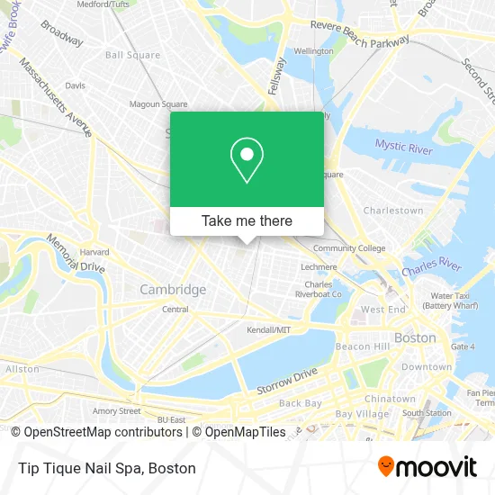 Tip Tique Nail Spa map