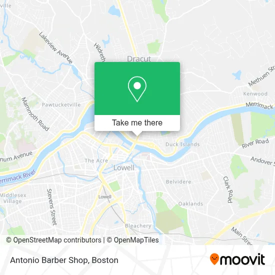 Antonio Barber Shop map