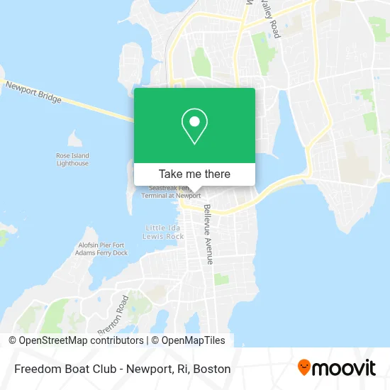 Freedom Boat Club - Newport, Ri map