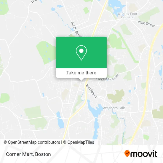 Corner Mart map