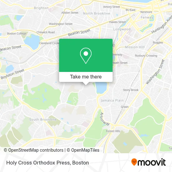 Holy Cross Orthodox Press map