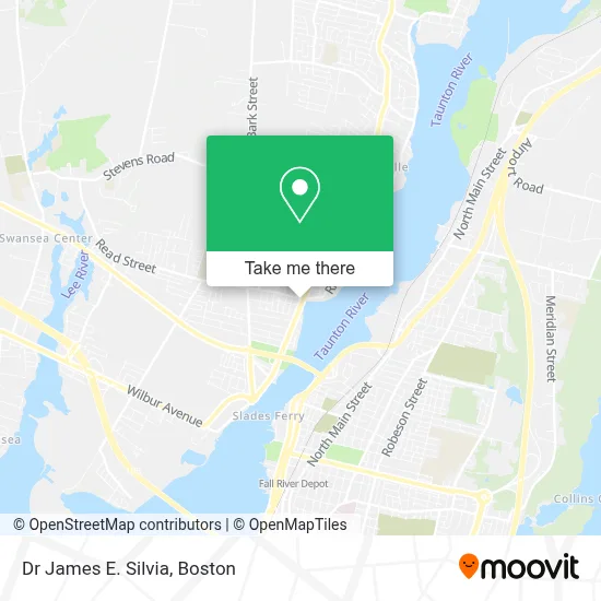 Dr James E. Silvia map