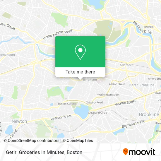 Getir: Groceries In Minutes map