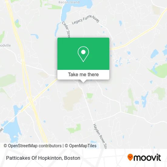 Patticakes Of Hopkinton map