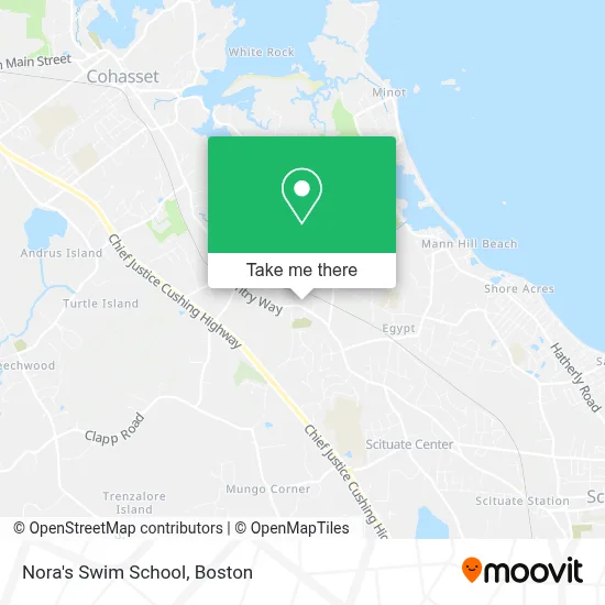 Nora's Swim School map