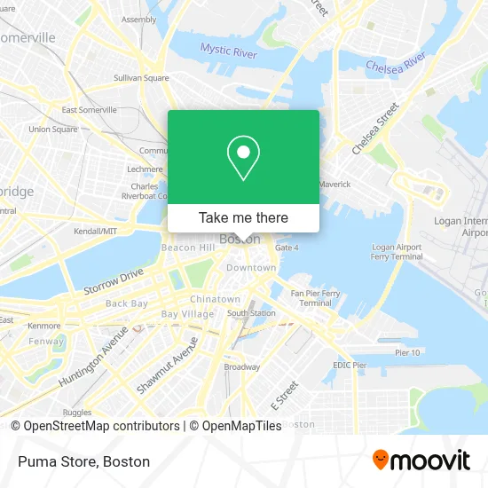 Puma Store map