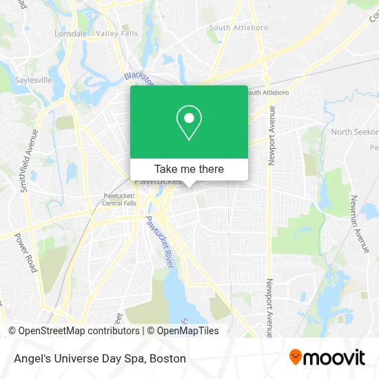 Angel's Universe Day Spa map