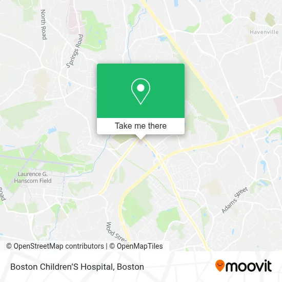 Boston Children’S Hospital map