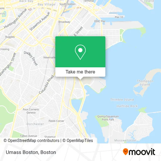 Umass Boston map