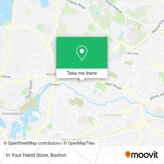 In Your Hand Store map