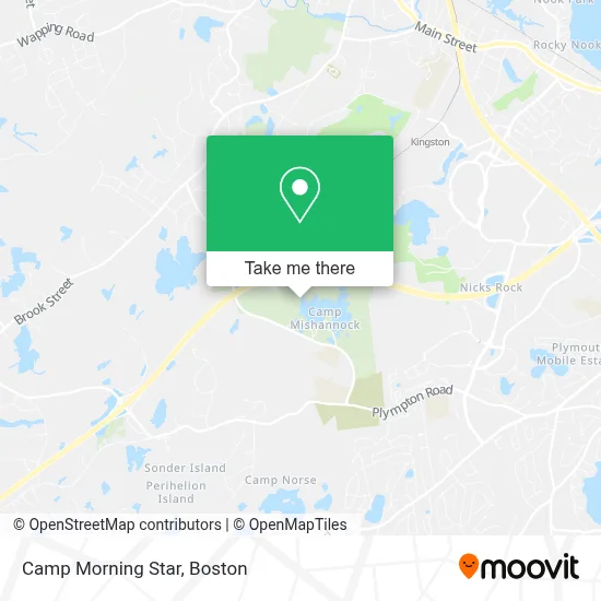 Camp Morning Star map