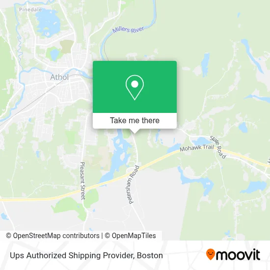 Ups Authorized Shipping Provider map