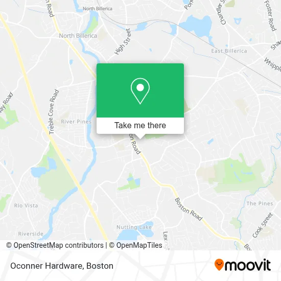 Oconner Hardware map